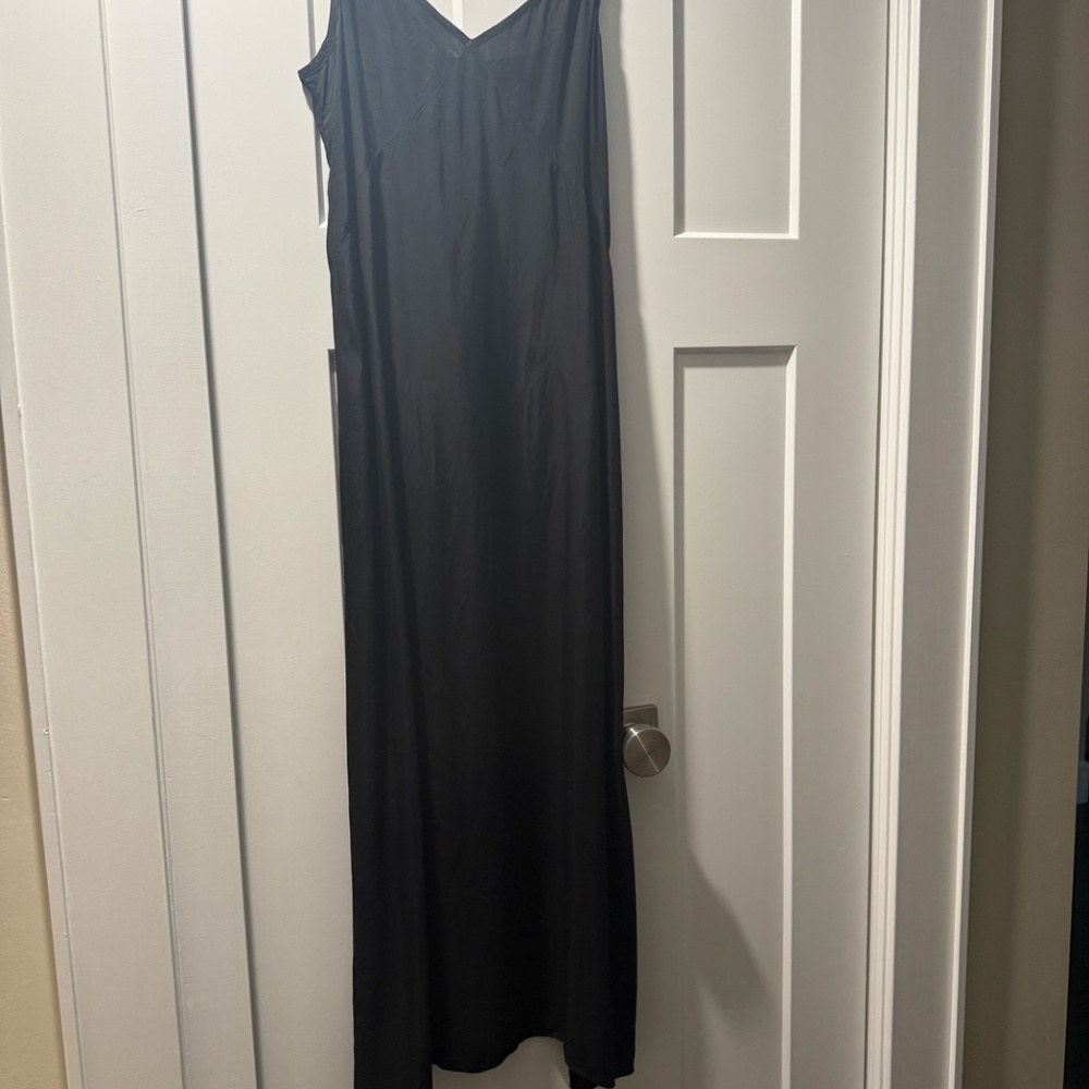 Jenni Kayne, Black Rio Slip Dress, Sz S